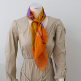Christian Dior Silk Scarf Orange